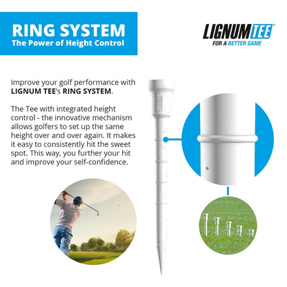 Lignum Tee - Star Golf Tees