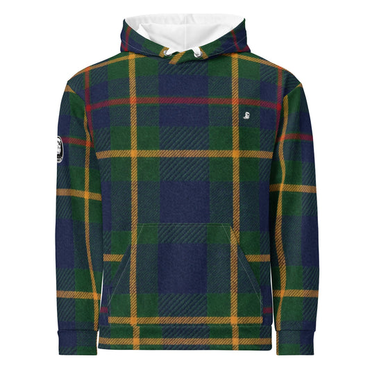 Blueblood Fairway Golf Hoodie - Premium Plaid Pattern