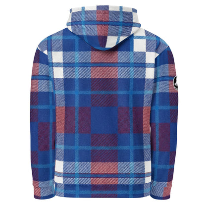 Blue Ridge Golf Hoodie - Premium Plaid Pattern