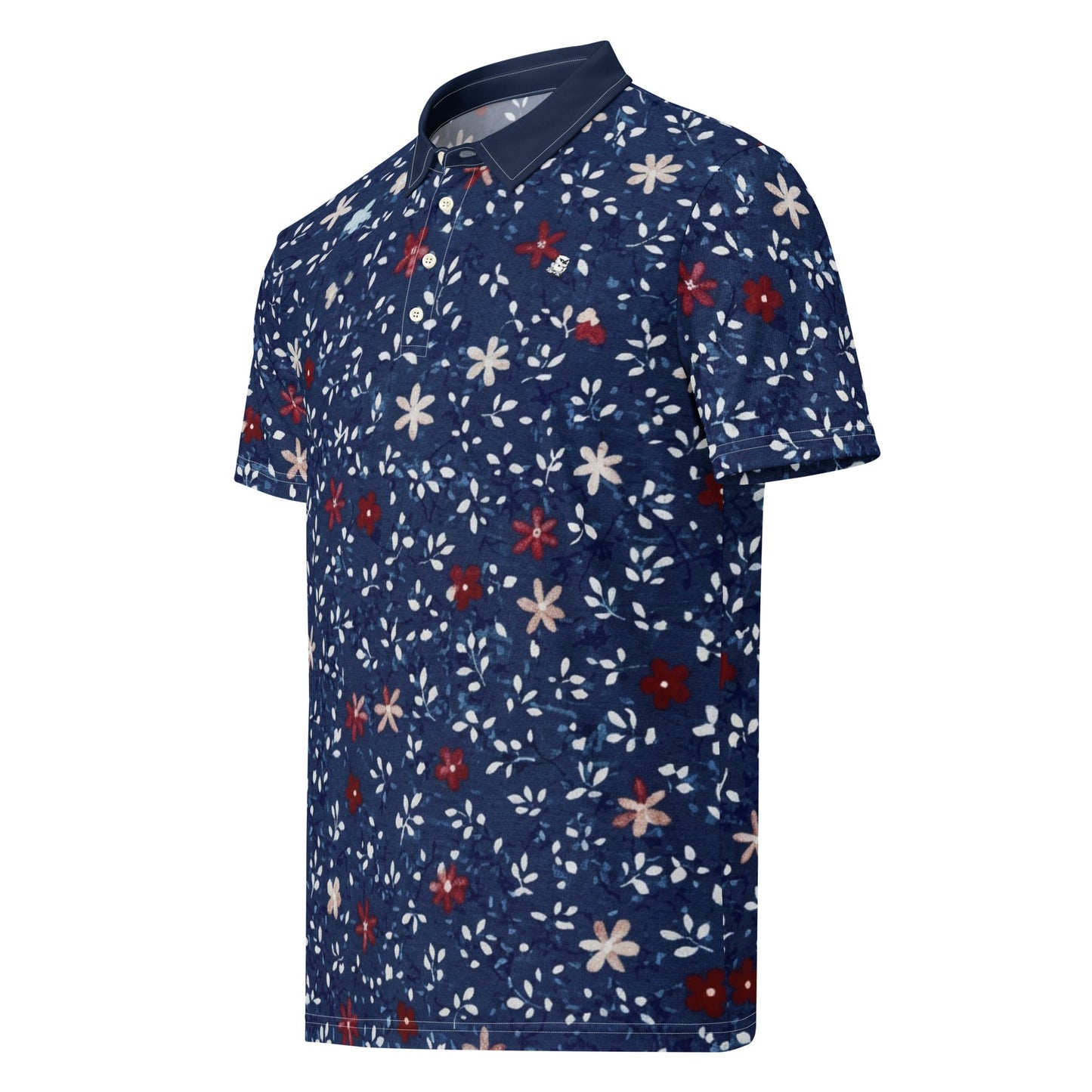 Midnight: Petal Vines | Polo Shirt (slim fit)