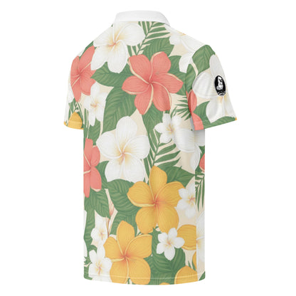 Sunrise: Tri-Color Plumeria | Polo Shirt (slim fit)