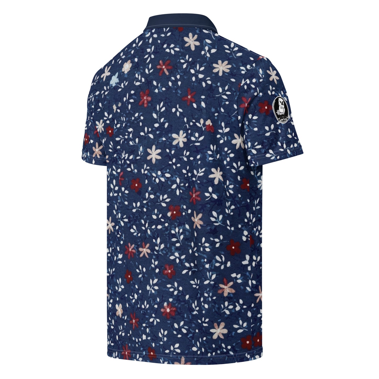 Midnight: Petal Vines | Polo Shirt (slim fit)
