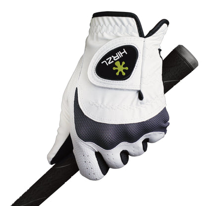 HIRZL Trust Hybrid - Golf Gloves - White / Black